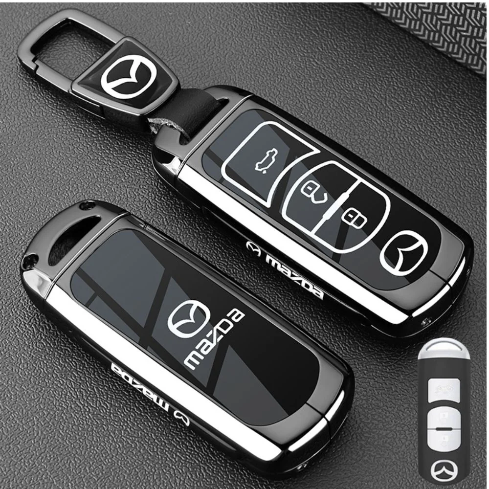 Mazda Zinc Alloy Car Key Fob Protective Case Cover For CX5, CX3, CX30, CX7, CX9, Mazda 2, 3, 6 - Image 5