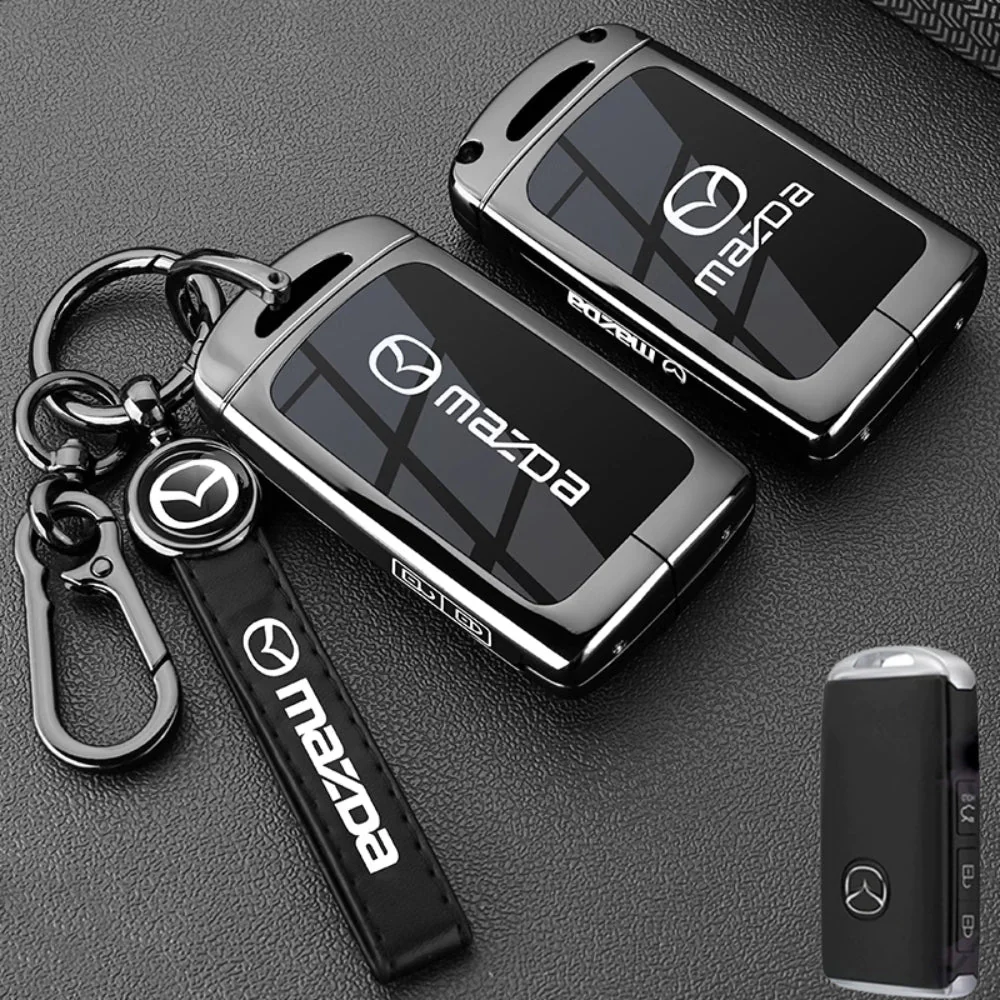 Mazda Zinc Alloy Car Key Fob Protective Case Cover For CX5, CX3, CX30, CX7, CX9, Mazda 2, 3, 6 - Image 8