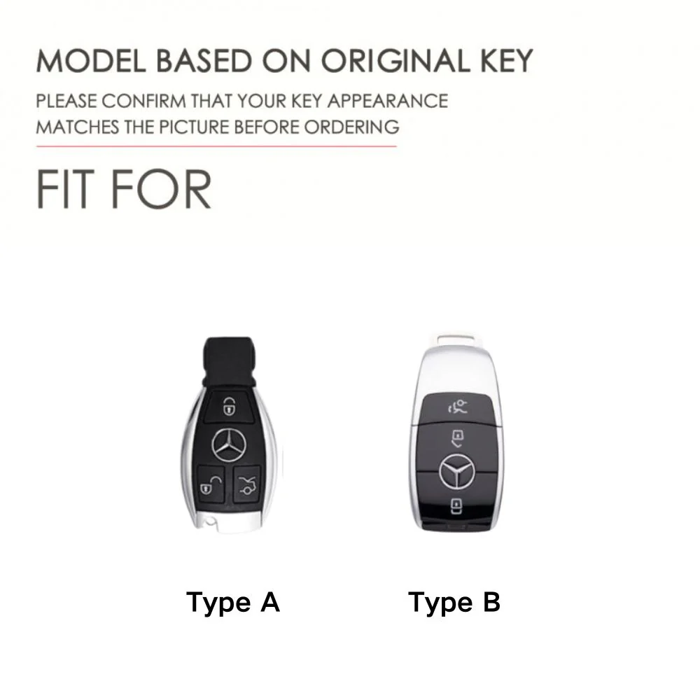 Mercedes Benz Genuine Leather Full Protection Car Key Fob Case Cover For Benz A-Class, C-Class, E-Class, G-Class, S-Class - Image 10