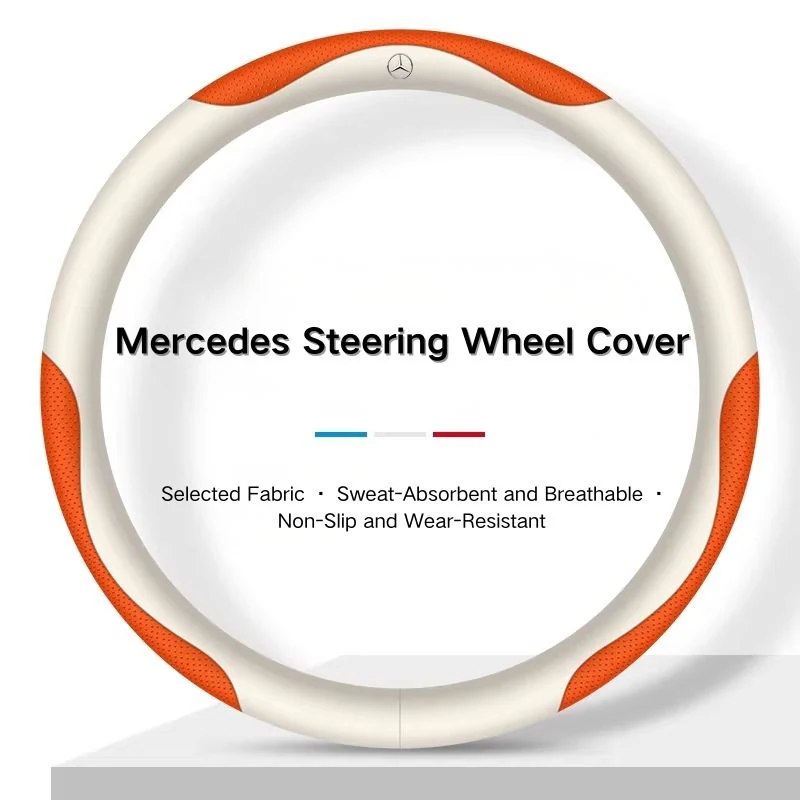 Mercedes-Benz Skin-friendly & Breathable Steering Wheel Cover For C260L, E300L, A180L, GLA/GLB, GLC, CLA - Image 10