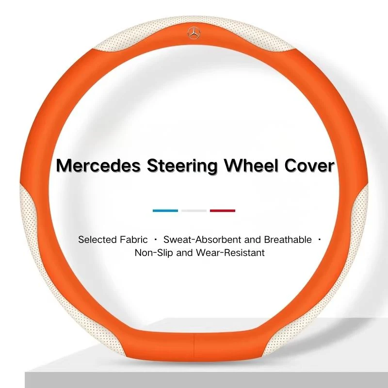 Mercedes-Benz Skin-friendly & Breathable Steering Wheel Cover For C260L, E300L, A180L, GLA/GLB, GLC, CLA - Image 14