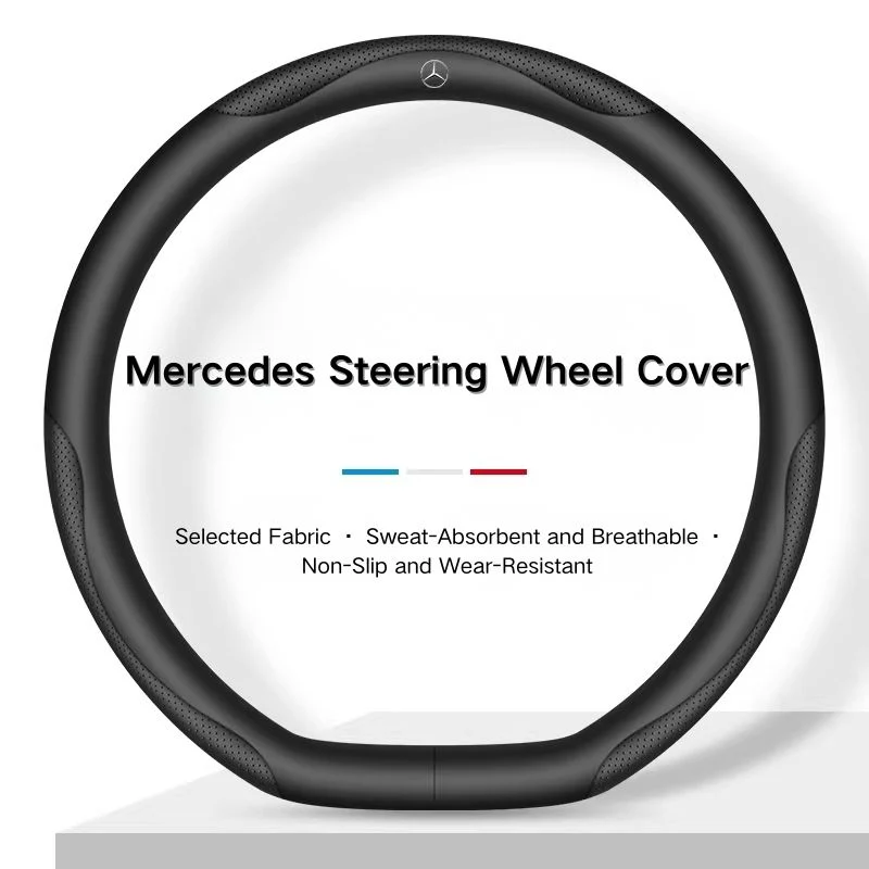 Mercedes-Benz Skin-friendly & Breathable Steering Wheel Cover For C260L, E300L, A180L, GLA/GLB, GLC, CLA - Image 15