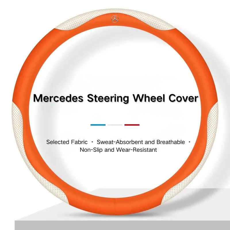 Mercedes-Benz Skin-friendly & Breathable Steering Wheel Cover For C260L, E300L, A180L, GLA/GLB, GLC, CLA - Image 9