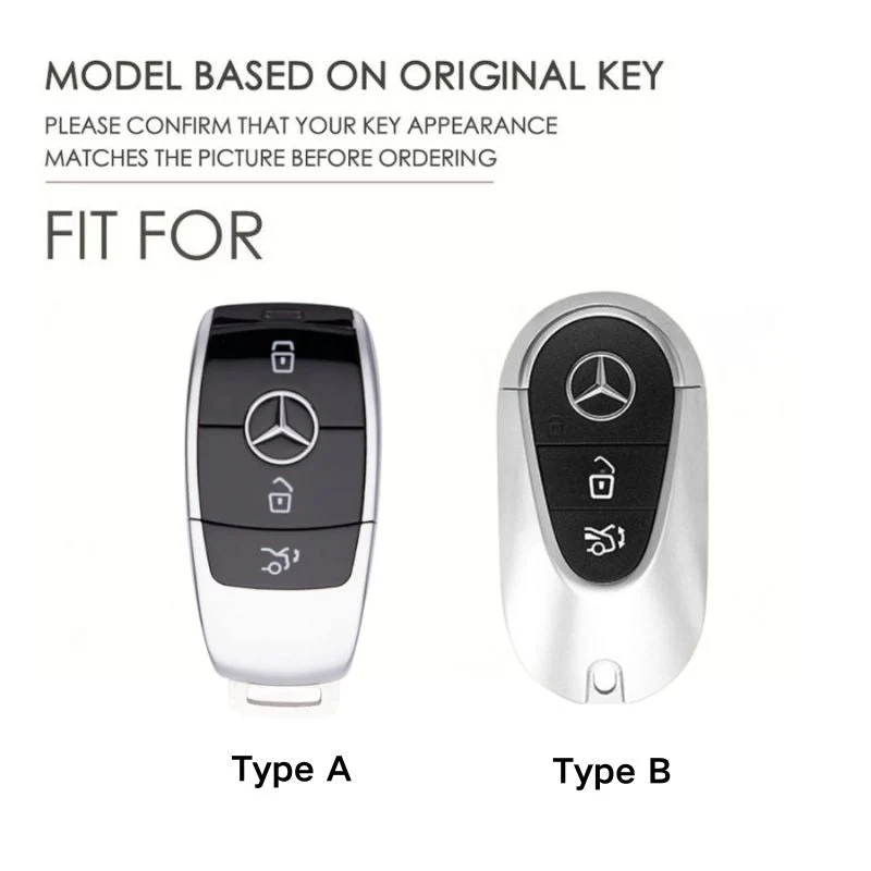 Mercedes Benz Stylish with Cool Shockproof Car Key Fob Protective Case Cover For Benz A, C, E, S, G-Class, GLA, GLB, GLC, GLE, GLS - Image 11