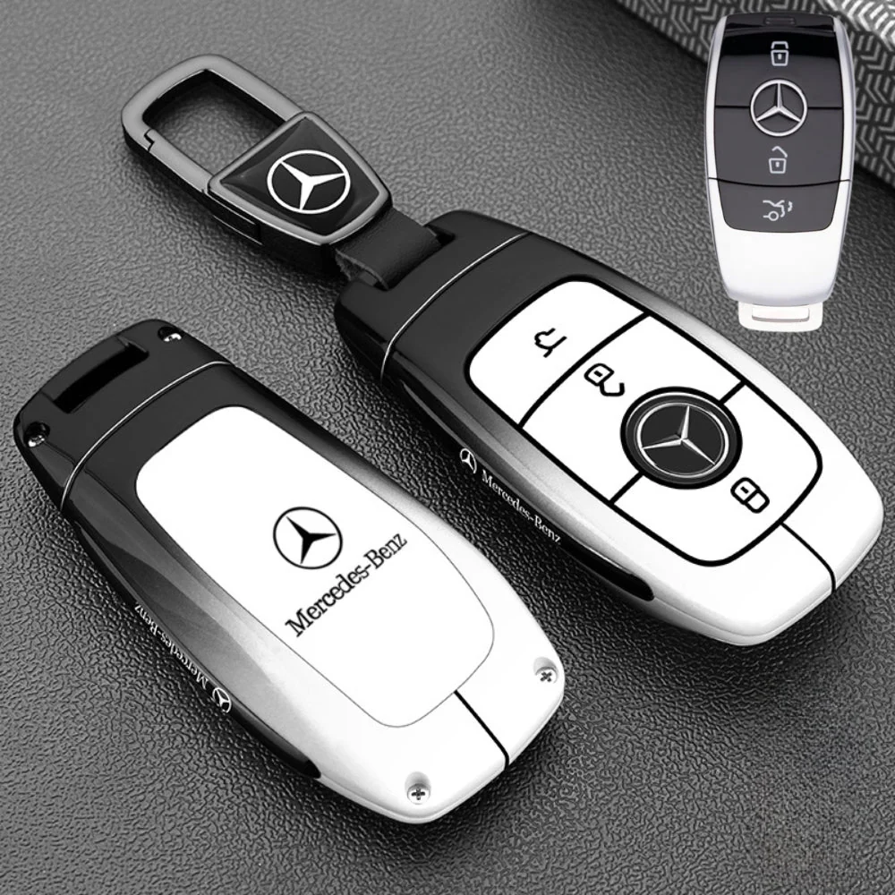 Mercedes Benz Stylish with Cool Shockproof Car Key Fob Protective Case Cover For Benz A, C, E, S, G-Class, GLA, GLB, GLC, GLE, GLS - Image 4