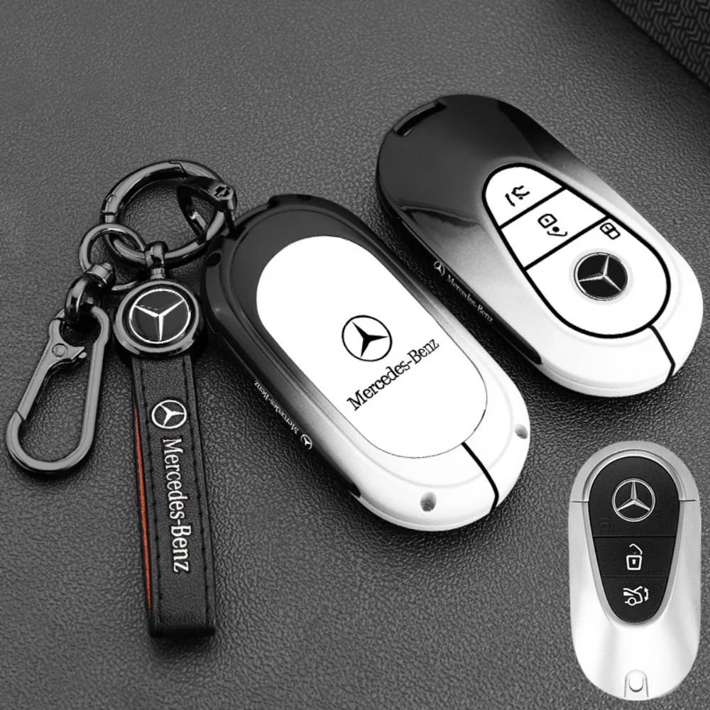 Mercedes Benz Stylish with Cool Shockproof Car Key Fob Protective Case Cover For Benz A, C, E, S, G-Class, GLA, GLB, GLC, GLE, GLS - Image 9