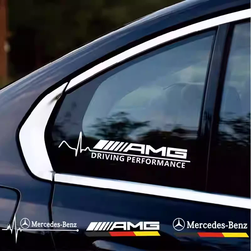 Mercedes-Benz Sport Style Rear Window & Quarter Window Decal Sticker for A/B/C/E/GLA/GLC/CLS