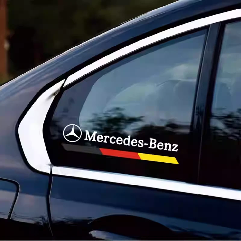 Mercedes-Benz Sport Style Rear Window & Quarter Window Decal Sticker for A/B/C/E/GLA/GLC/CLS - Image 11