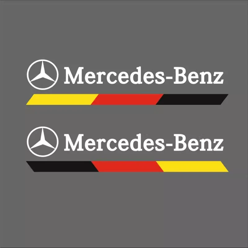 Mercedes-Benz Sport Style Rear Window & Quarter Window Decal Sticker for A/B/C/E/GLA/GLC/CLS - Image 3