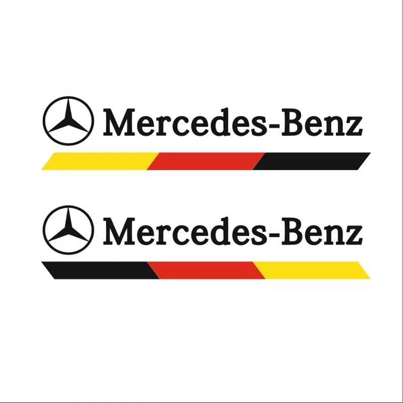 Mercedes-Benz Sport Style Rear Window & Quarter Window Decal Sticker for A/B/C/E/GLA/GLC/CLS - Image 4