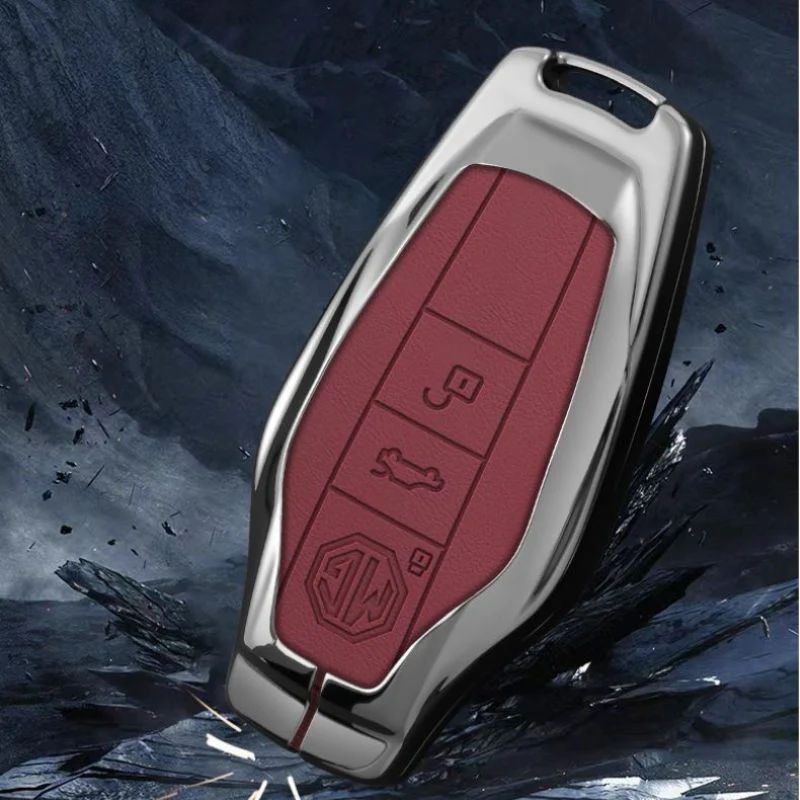 MG Full coverage protection with Zinc Alloy Car Key Fob Case Cover For MG7 2023 2024 - Image 5