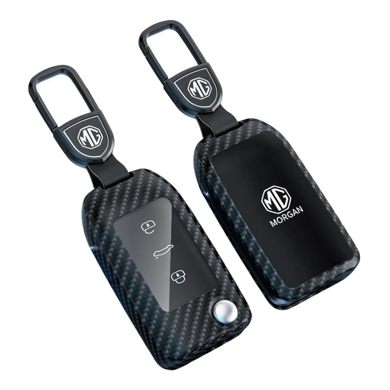 MG Zinc Alloy + TPU Smart Car Key Fob Case Cover For MG3, MG5, MG6, MG7, GT, GSF, ONE, ZS, EV EZS, HS, EHS,ONE