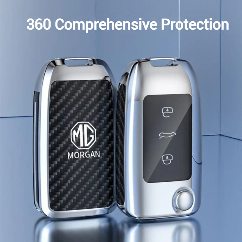 MG Zinc Alloy + TPU Smart Car Key Fob Case Cover For MG3, MG5, MG6, MG7, GT, GSF, ONE, ZS, EV EZS, HS, EHS,ONE - Image 3