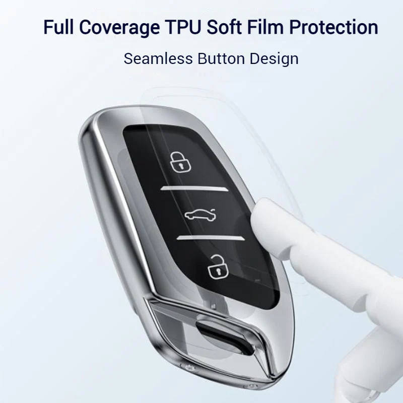 MG Zinc Alloy + TPU Smart Car Key Fob Case Cover For MG3, MG5, MG6, MG7, GT, GSF, ONE, ZS, EV EZS, HS, EHS,ONE - Image 5