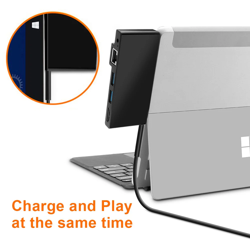 Microsoft Surface Go 1/2/3/4 - Compatible Multifunctional 5-in-1 Docking Station USB C-Hub Adattatore With 4K HDMI - Image 4