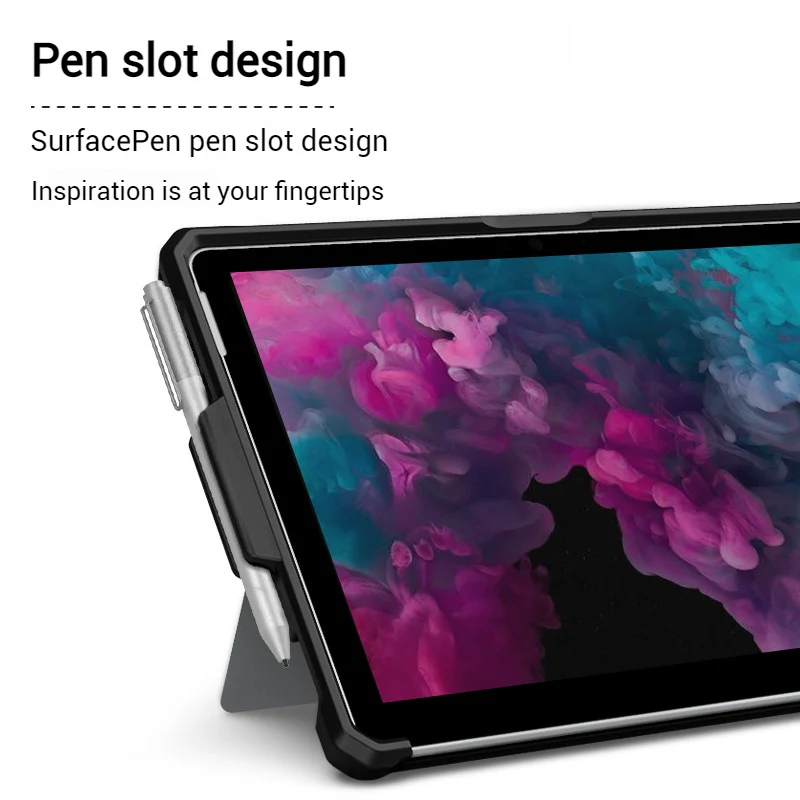 Microsoft Surface Go 1/2/3/4 - Silicone Shockproof Protective Case - Image 10