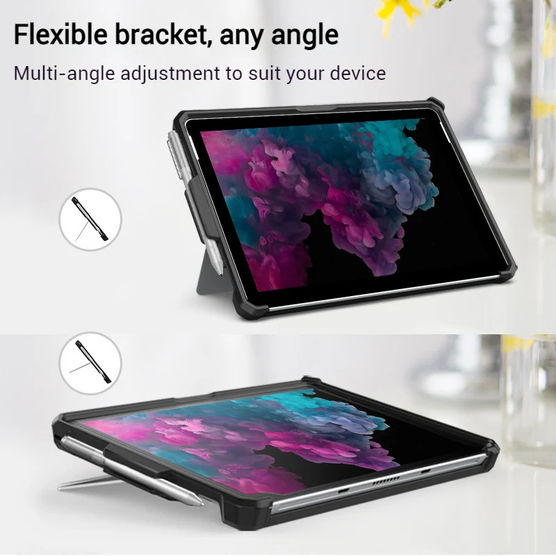 Microsoft Surface Go 1/2/3/4 - Silicone Shockproof Protective Case - Image 11