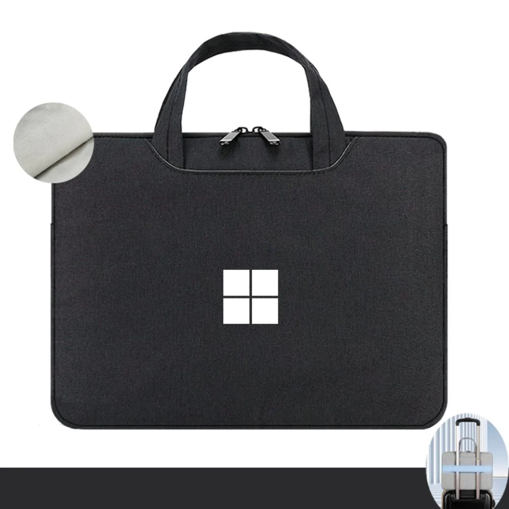 Microsoft Surface Laptop 13"/ 13.8"/15" Business Plush Shockproof Carry Sleeve / Protective Bag With Power Bank Bag