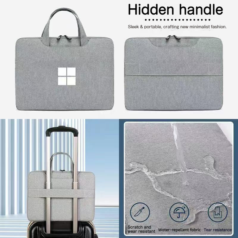 Microsoft Surface Laptop 13"/ 13.8"/15" Business Plush Shockproof Carry Sleeve / Protective Bag With Power Bank Bag - Image 4