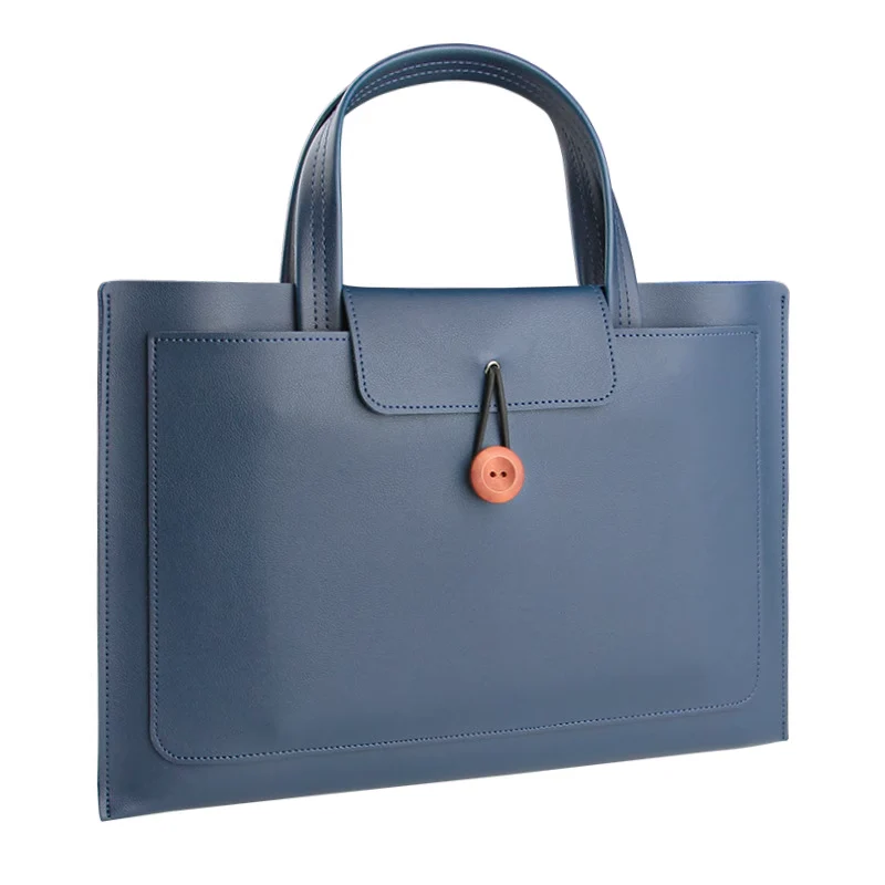Universal Laptop 13"/ 14"/15"/16" - Business Minimalist Waterproof PU Soft Leather Carry Case - Image 12