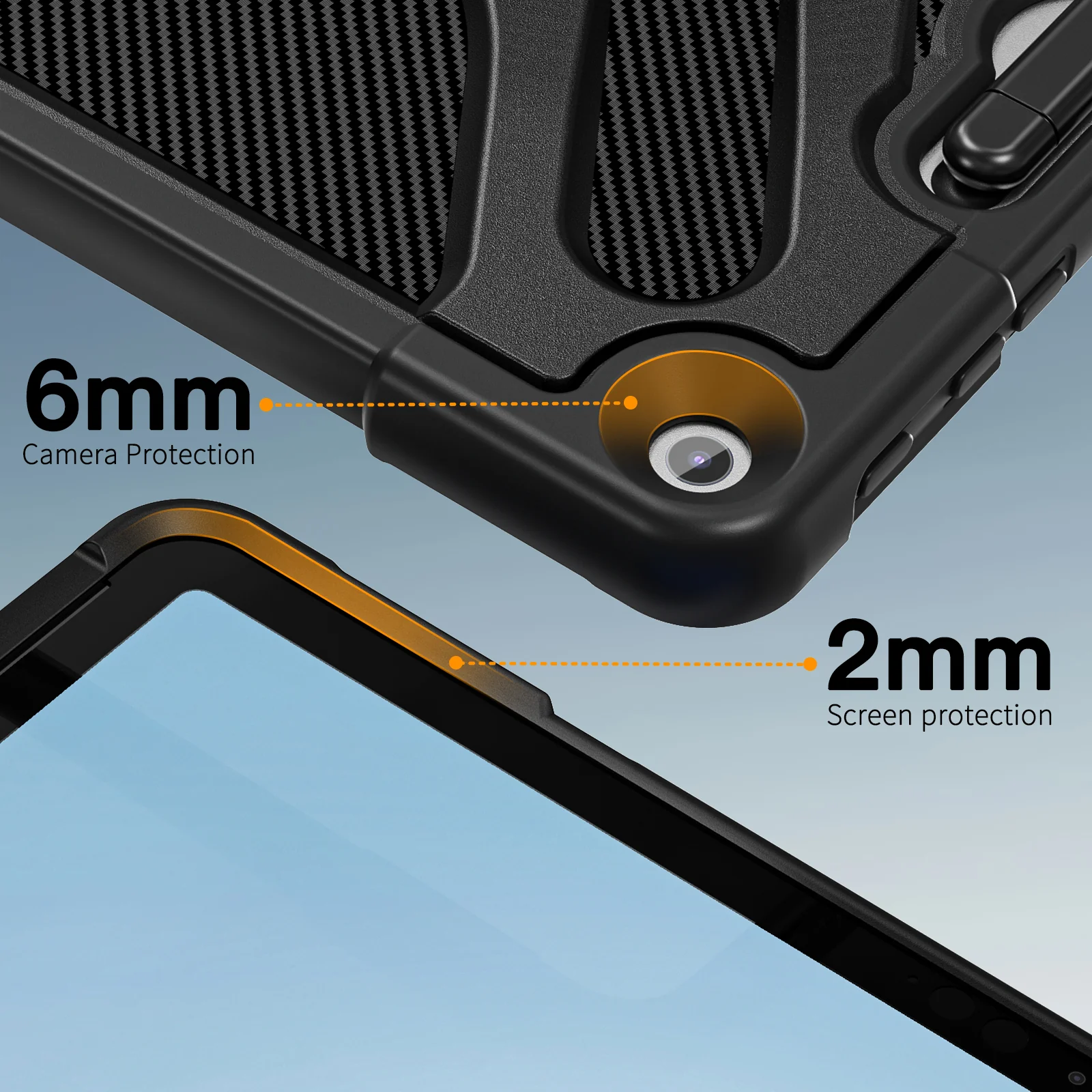 Microsoft Surface Pro 12 (2025) - 360 Degree Rotate Shockproof Heavy Duty Tough Stand Case Cover With Pen Holder - Image 9