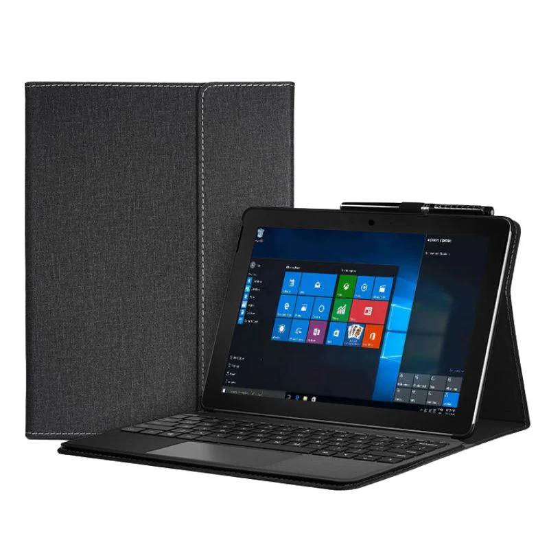 Microsoft Surface Pro 4/5/6/7 - Business Slim Folding PU Leather Hard Back Shell