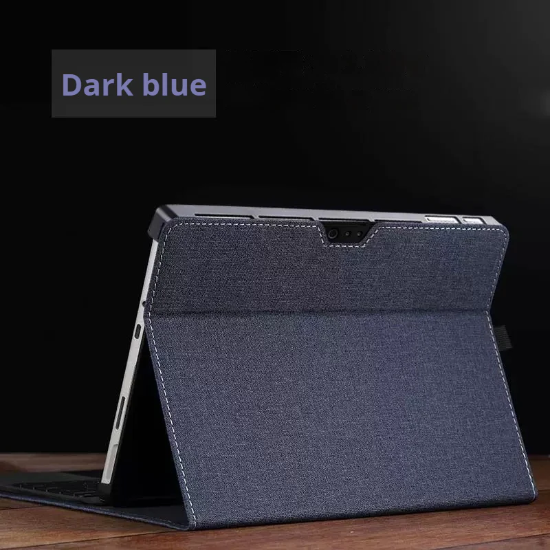 Microsoft Surface Pro 4/5/6/7 - Business Slim Folding PU Leather Hard Back Shell - Image 7