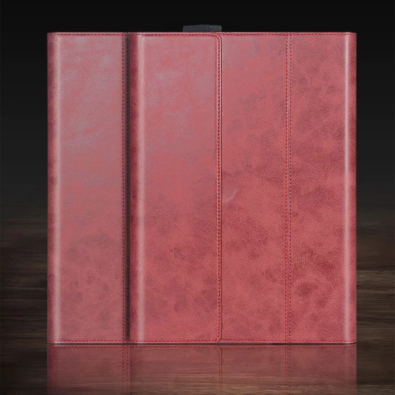 Microsoft Surface Pro 12 (2025) - Genuine Leather Full-Body Protective Magnetic Closure Case - Image 5