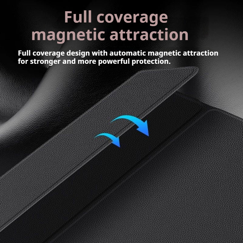Microsoft Surface Pro 9 - Slim & Lightweight Leather Magnetic Buckle Case - Image 3