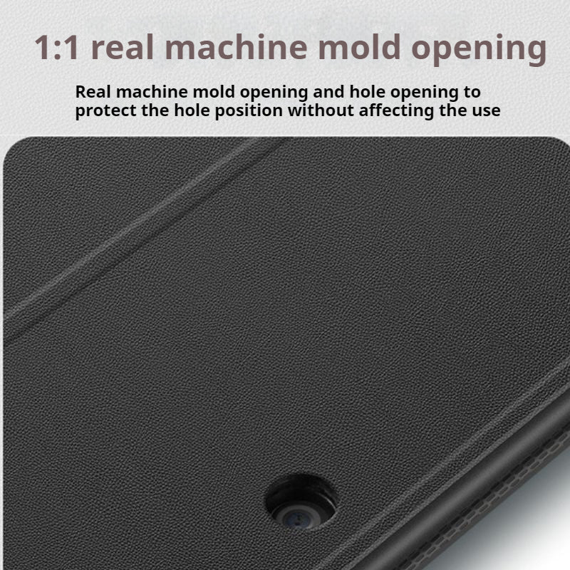 Microsoft Surface Pro 9 - Slim & Lightweight Leather Magnetic Buckle Case - Image 5