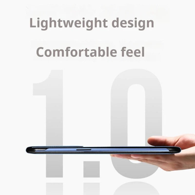 Microsoft Surface Pro 9 - Slim & Lightweight Leather Magnetic Buckle Case - Image 6