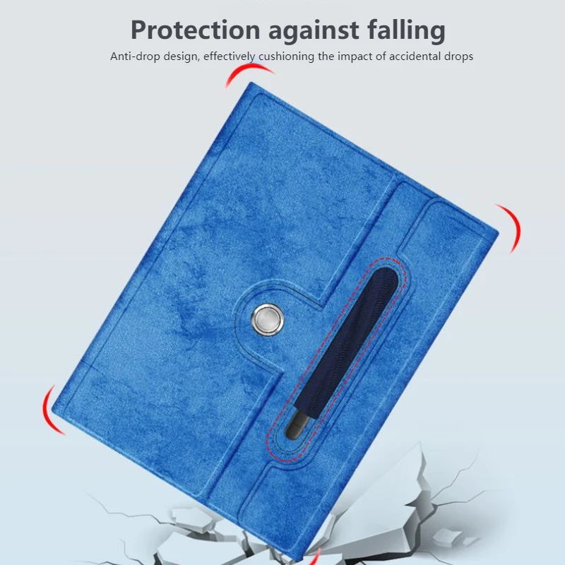 Samsung Galaxy Tab S9 Plus & S10 Plus 12.4" - 360 Degree Business PU Leather Full Coverage Case - Image 6