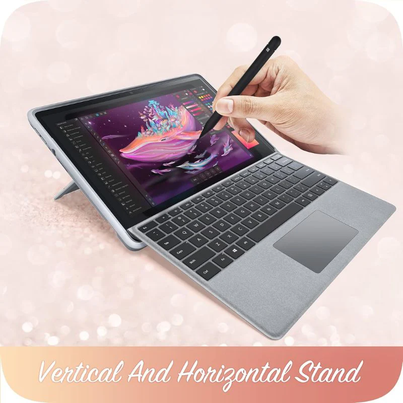 Microsoft Surface Pro 8 (1983) - iBlason TPU Soft Frame Slim Glitter Marble Shockproof Case - Image 6