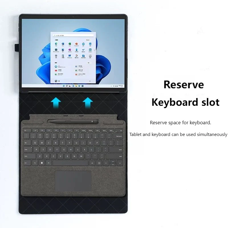 Microsoft Surface Pro 6 (1796) - Business Full Covered Shockproof Slim Tablet Case - Image 10