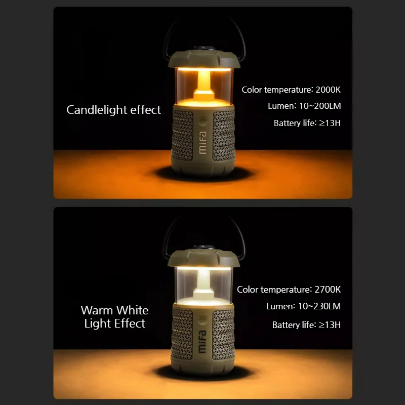 MIFA Portable Outdoor Camping Waterproof Light Lanterne & Speaker - Image 6