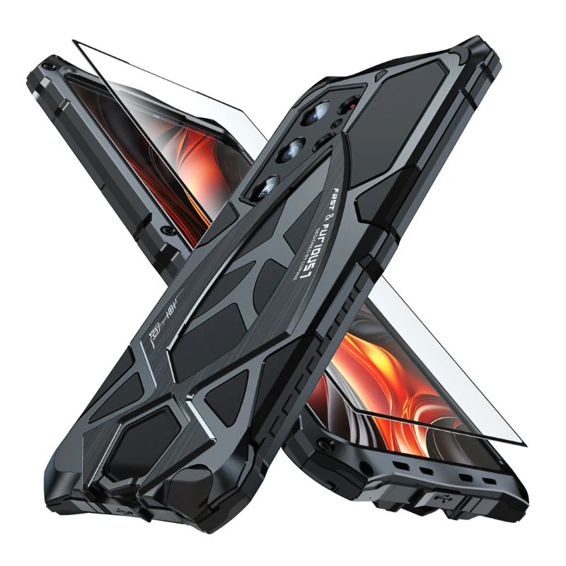 [Military-Grade Protection] [Metal Frame Bumper] Samsung Galaxy S24 Ultra - Heavy Duty Shockproof Series Phone Case - Image 2