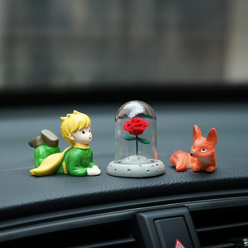 Mini Little Prince Car Dashboard Ornament Set – Cute Healing Style Interior Decoration Gift - Image 5