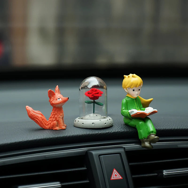 Mini Little Prince Car Dashboard Ornament Set – Cute Healing Style Interior Decoration Gift - Image 6