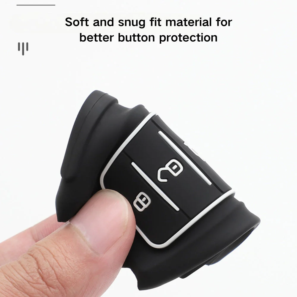 Mitsubishi Zinc Alloy + Silicone Car Key Fob Case Cover For Outlander, Eclipse Cross, ASX, Pajero, Lancer - Image 4