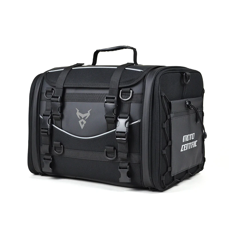 MOTOCENTRIC Motorcycle Rear Seat Bag 35L – Waterproof, Large Capacity, Multi-Functional Travel Bag (Expandable up to 50L) - Image 11