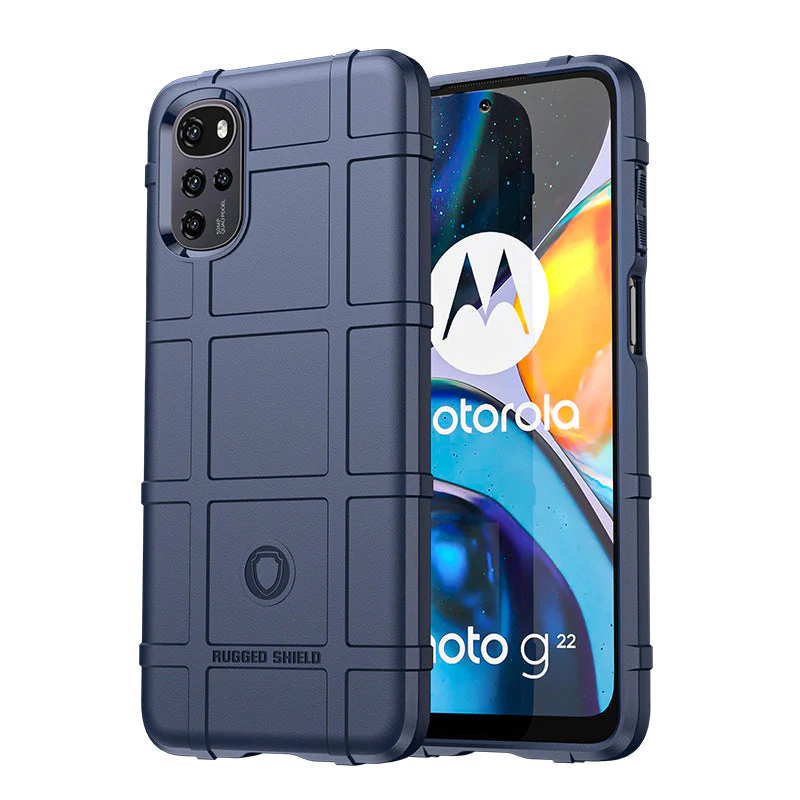 Motorola Moto E32/32S - Shield Shockproof Rugged Heavy Duty Case With 2PC 9H Glass Screen Protector - Image 7