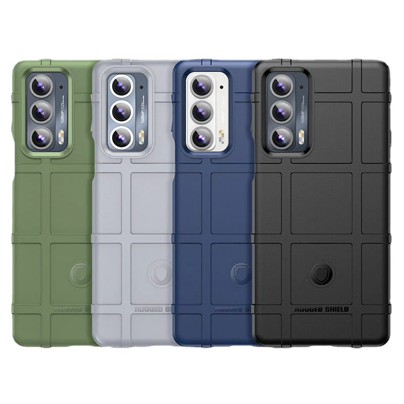 Motorola Moto Edge 20/Edge Plus/Edge 40/Edge 40 Neo - Shield Shockproof Rugged Heavy Duty Case With 2PC 9H Glass Screen Protector - Image 3