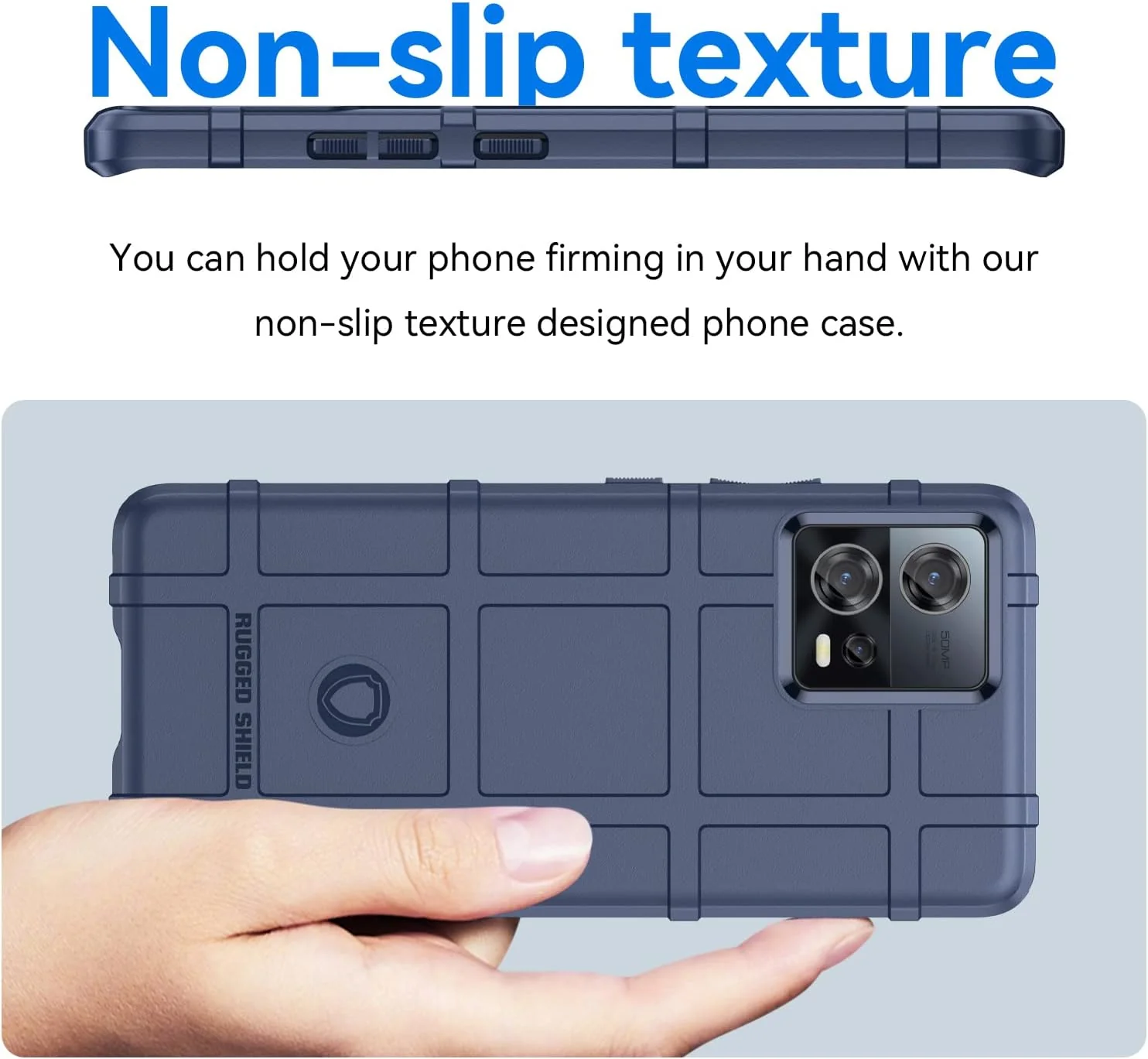 Motorola Moto Edge 30 Fusion/S30 Pro - Shield Shockproof Rugged Heavy Duty Case With 2PC 9H Glass Screen Protector - Image 4