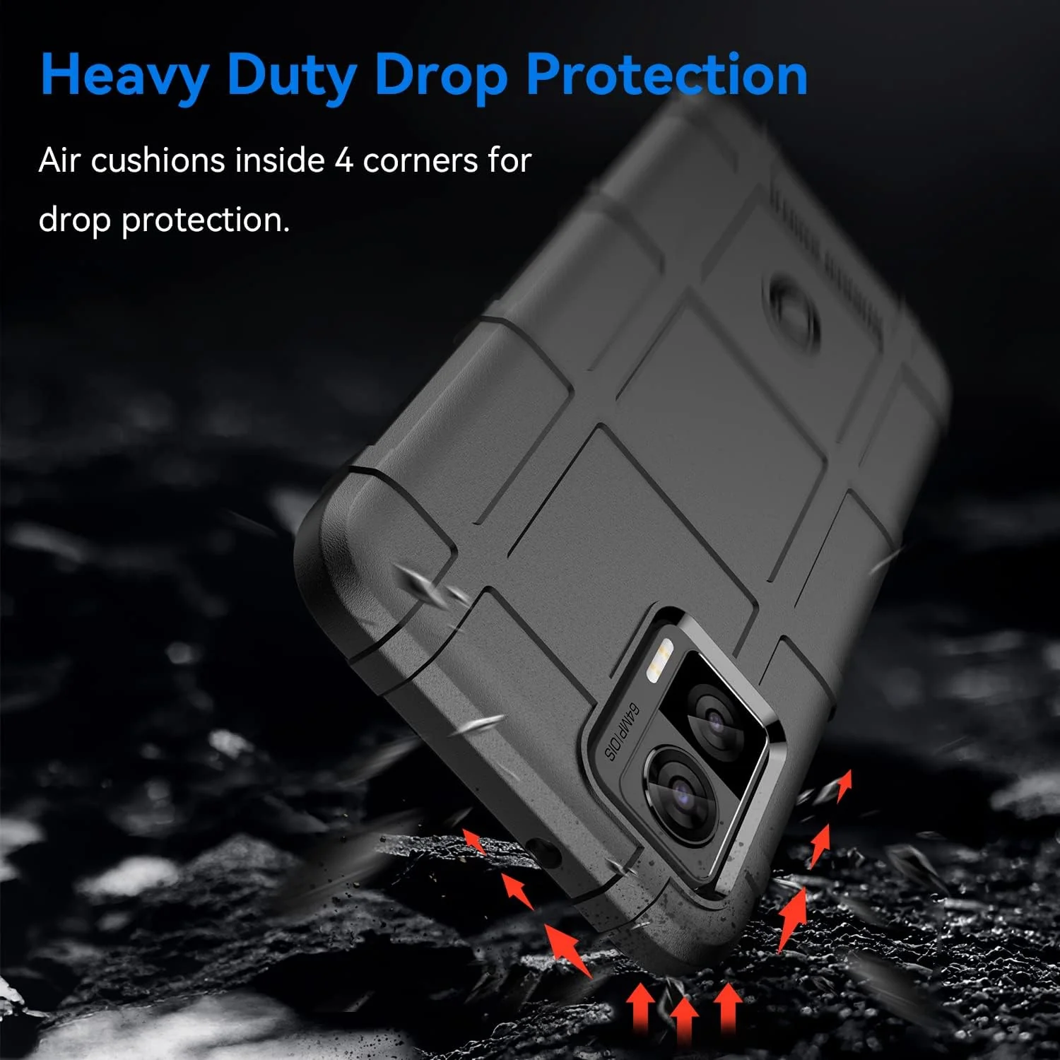 Motorola Moto Edge 30 Neo/Edge 30 Lite - Shield Shockproof Rugged Heavy Duty Case With 2PC 9H Glass Screen Protector - Image 8