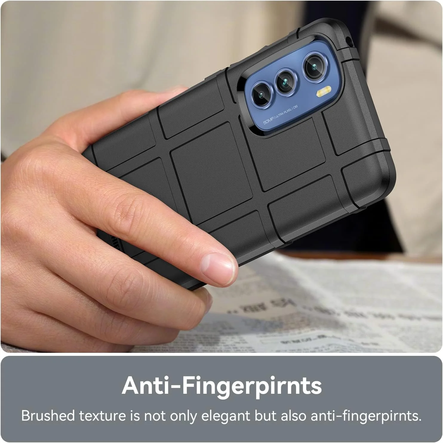 Motorola Moto Edge 30 - Shield Shockproof Rugged Heavy Duty Case With 2PC 9H Glass Screen Protector - Image 3
