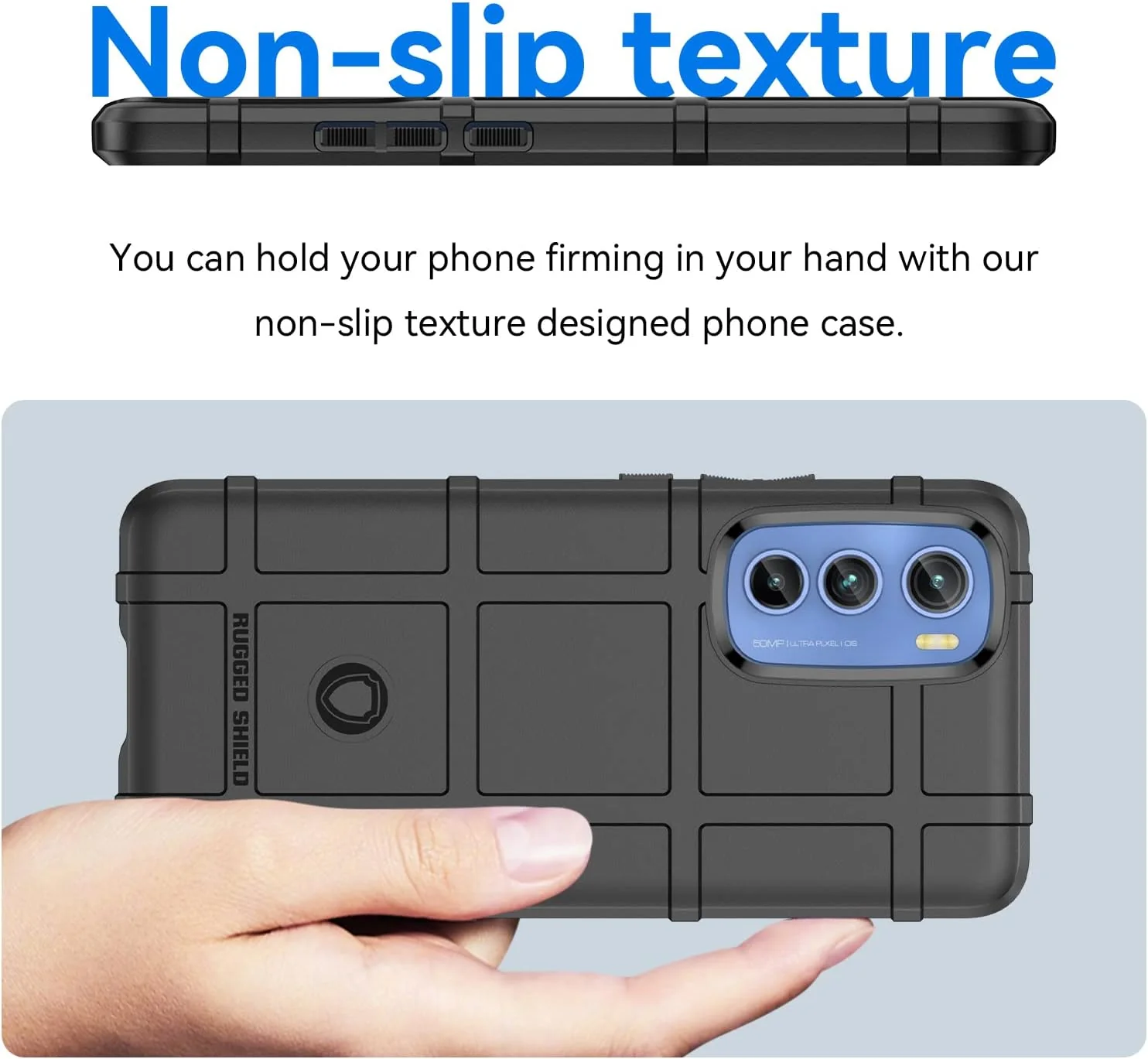 Motorola Moto Edge 30 - Shield Shockproof Rugged Heavy Duty Case With 2PC 9H Glass Screen Protector - Image 6