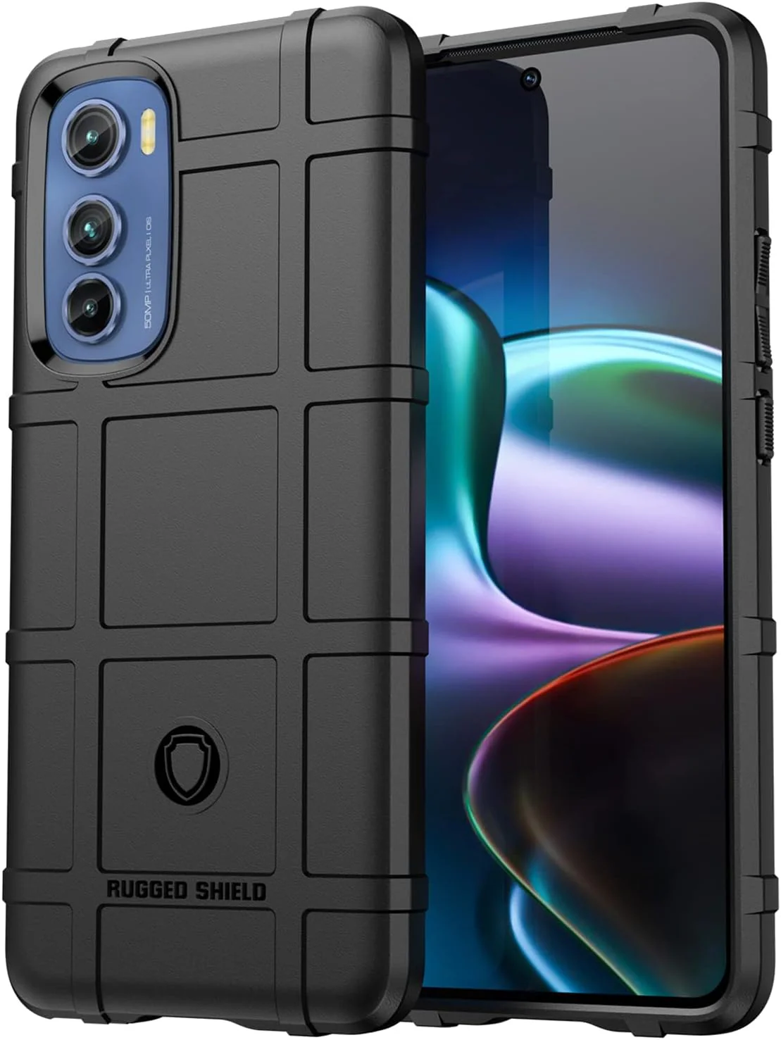Motorola Moto Edge 30 - Shield Shockproof Rugged Heavy Duty Case With 2PC 9H Glass Screen Protector - Image 7