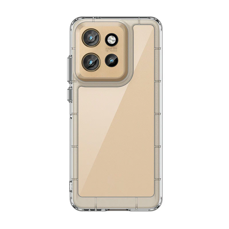 Motorola Moto Edge 50 Neo/S50/ThinkPhone 25 - Shockproof Soft TPU Silicone Frame and Hard Clear Back Case With 2PC Tempered Glass Screen Protector - Image 12