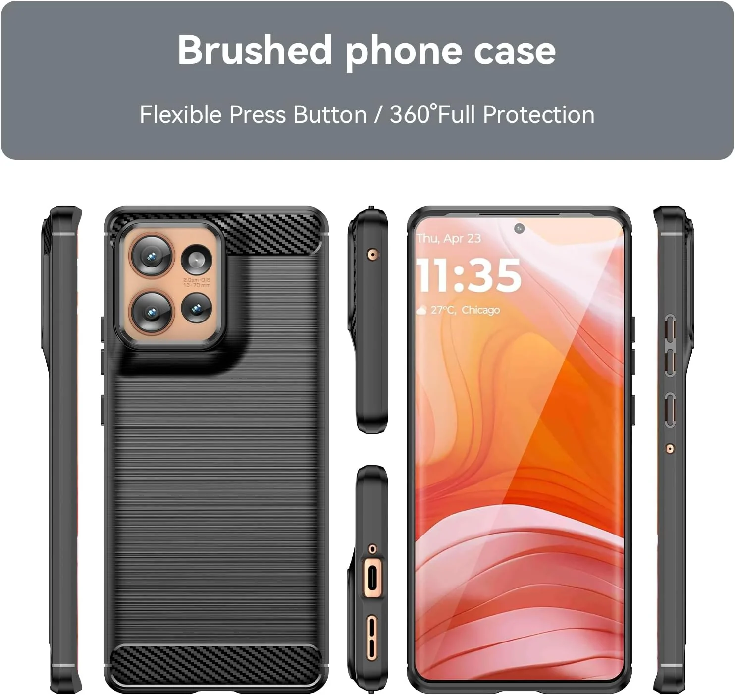 Motorola Moto Edge 50 - Shield Shockproof Rugged Heavy Duty Case - Image 6