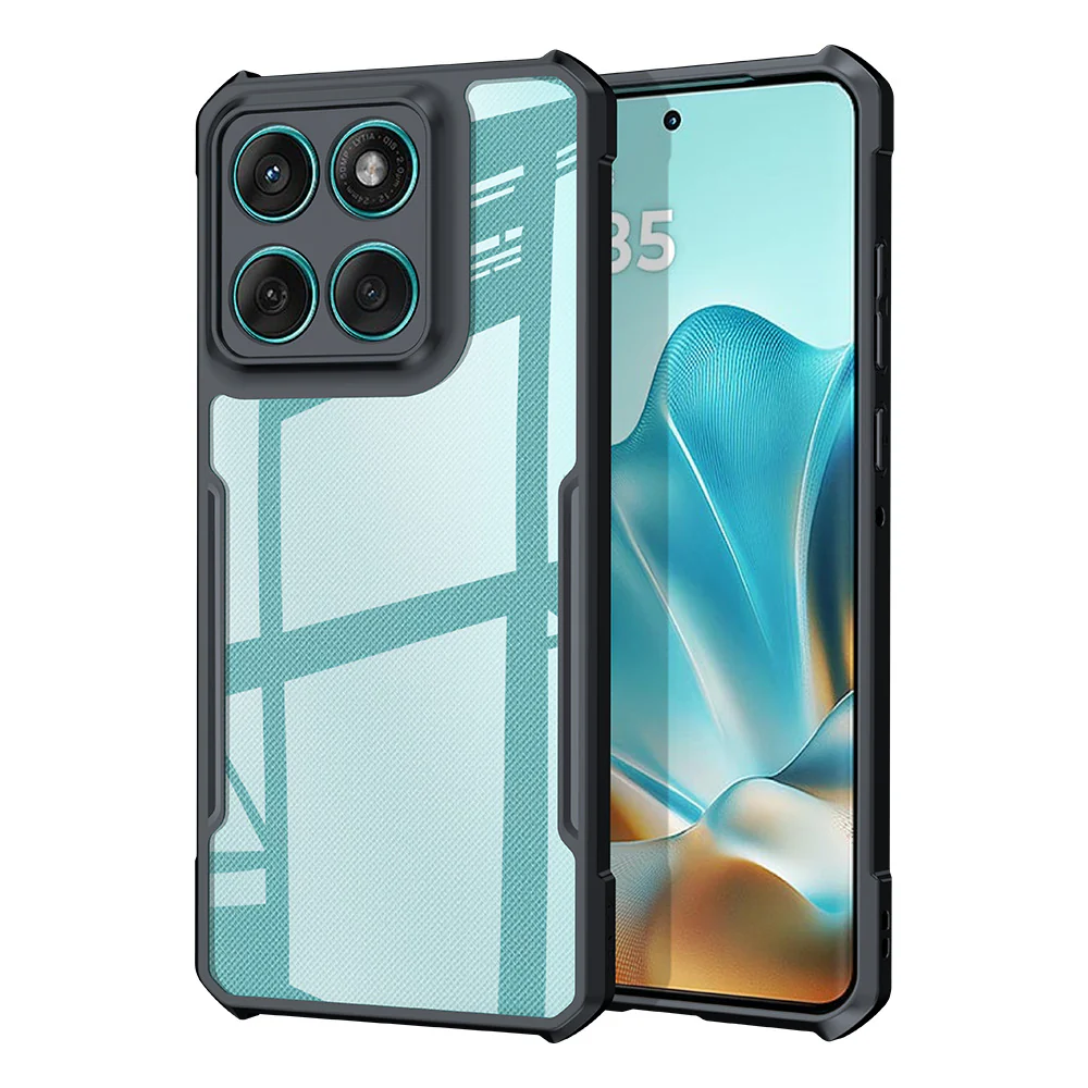 Motorola Moto Edge 60/Pro/Fusion Minimalist Clear Full-Body Shockproof Case